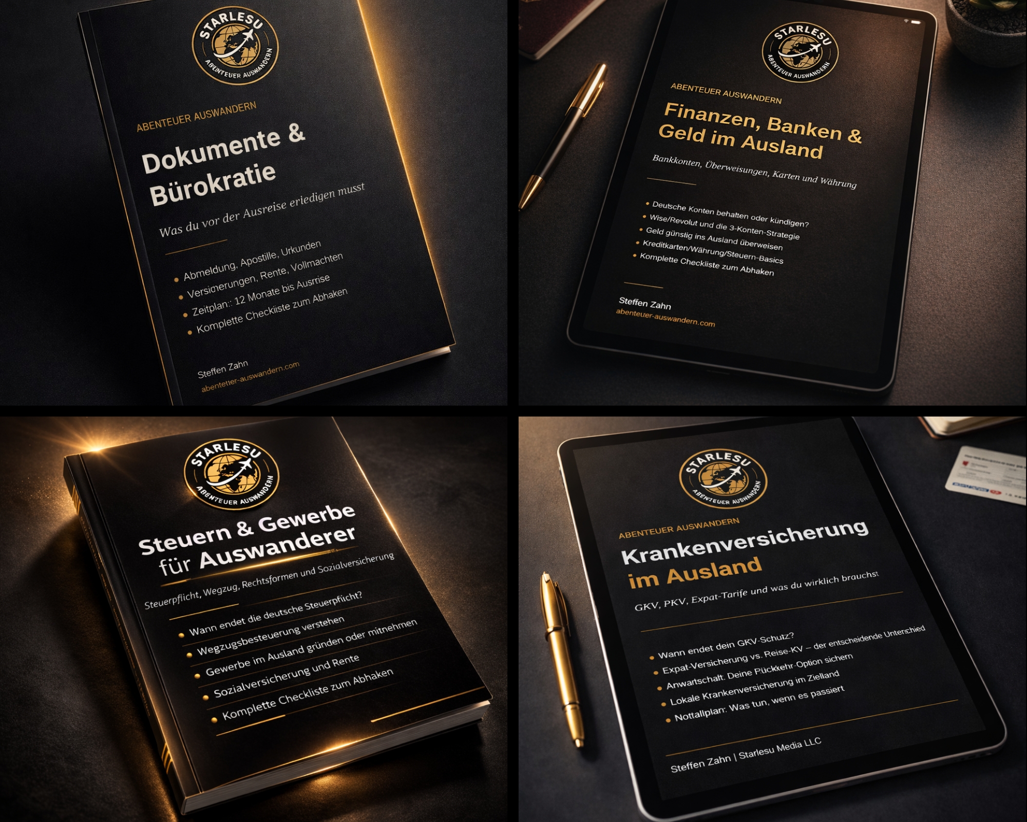 Bundle T1–T4: Alle 4 Themen-Guides