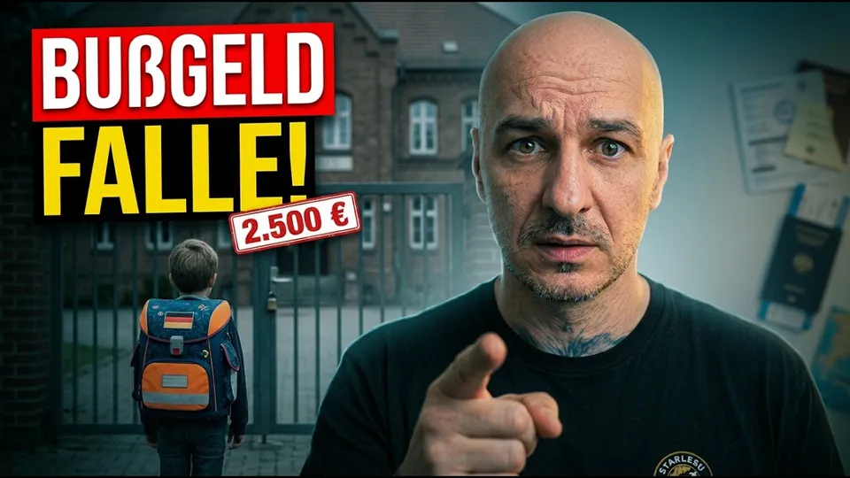 Vorschaubild zum Video 2.500 Euro Bußgeld: So vermeidest du die Schulpflicht-Falle beim Auswandern