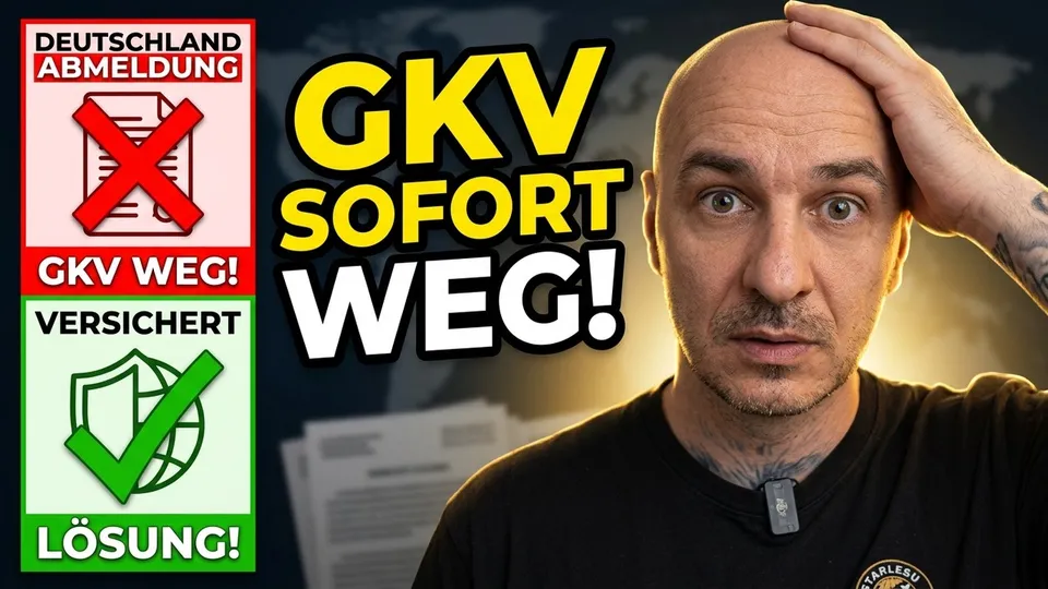 Vorschaubild zum Video Krankenversicherung beim Auswandern: Sofort weg oder Plan B?